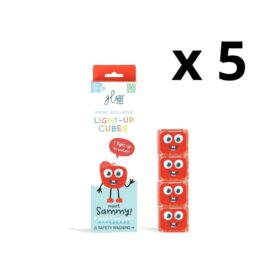 GloPals - Cubos luz SAMMY Rojo