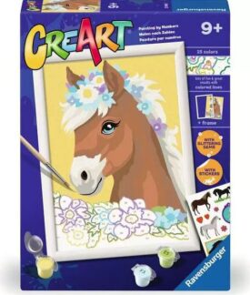 Creart - Horse with flowers