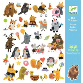 Pegatinas - Amiguitos suaves y peludos