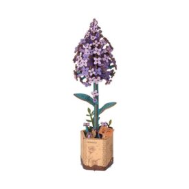 Wooden Bloom Draft - Lila