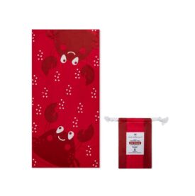 Swim Essentials - Toalla niños microfibra Cangrejo 65x135 cm