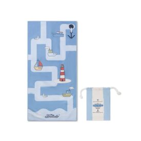 Swim Essentials - Toalla niños microfibra Mar 65x135cm
